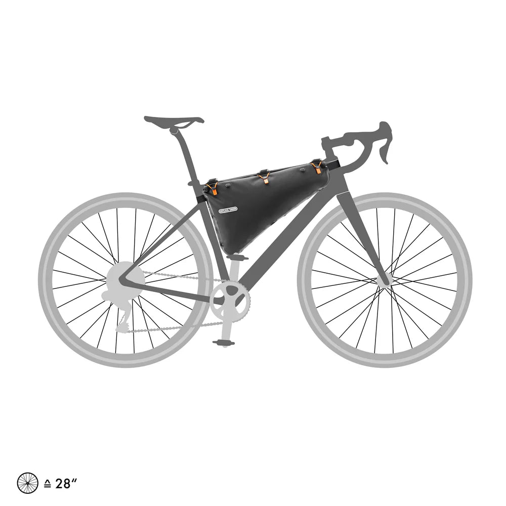 ORTLIEB Frame-Pack RC - 6L - Black Matt - Find Your Feet Australia Hobart Launceston Tasmania