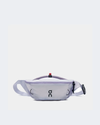 Clear waist bag with a visible brand logo on a light gray background - On Waist Pack 2L Lite - Thistle