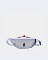 Clear waist bag with a visible brand logo on a light gray background - On Waist Pack 2L Lite - Thistle