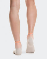 On Performance Run Sock Low (Unisex) - Pearl/Sunstone