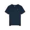 Navy blue t-shirt with a brand logo on a white background - On Performance-T (Men's) - Navy/Black