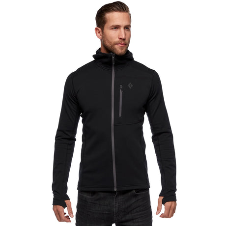 Black Diamond Coefficient Fleece Hoody (Men's) - Black