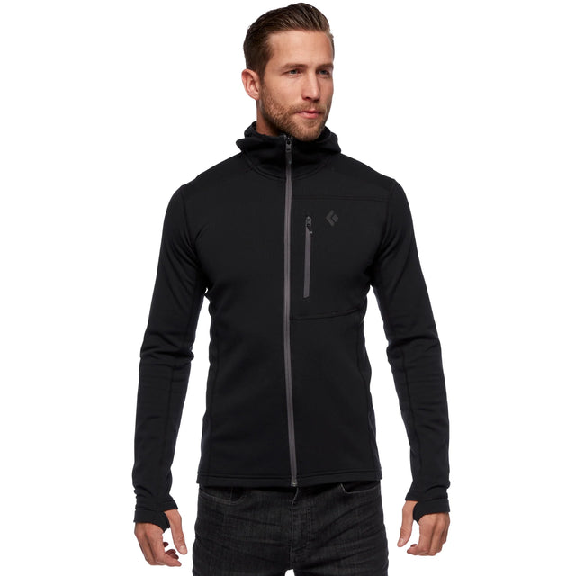 Black Diamond Coefficient Fleece Hoody (Men's) - Black