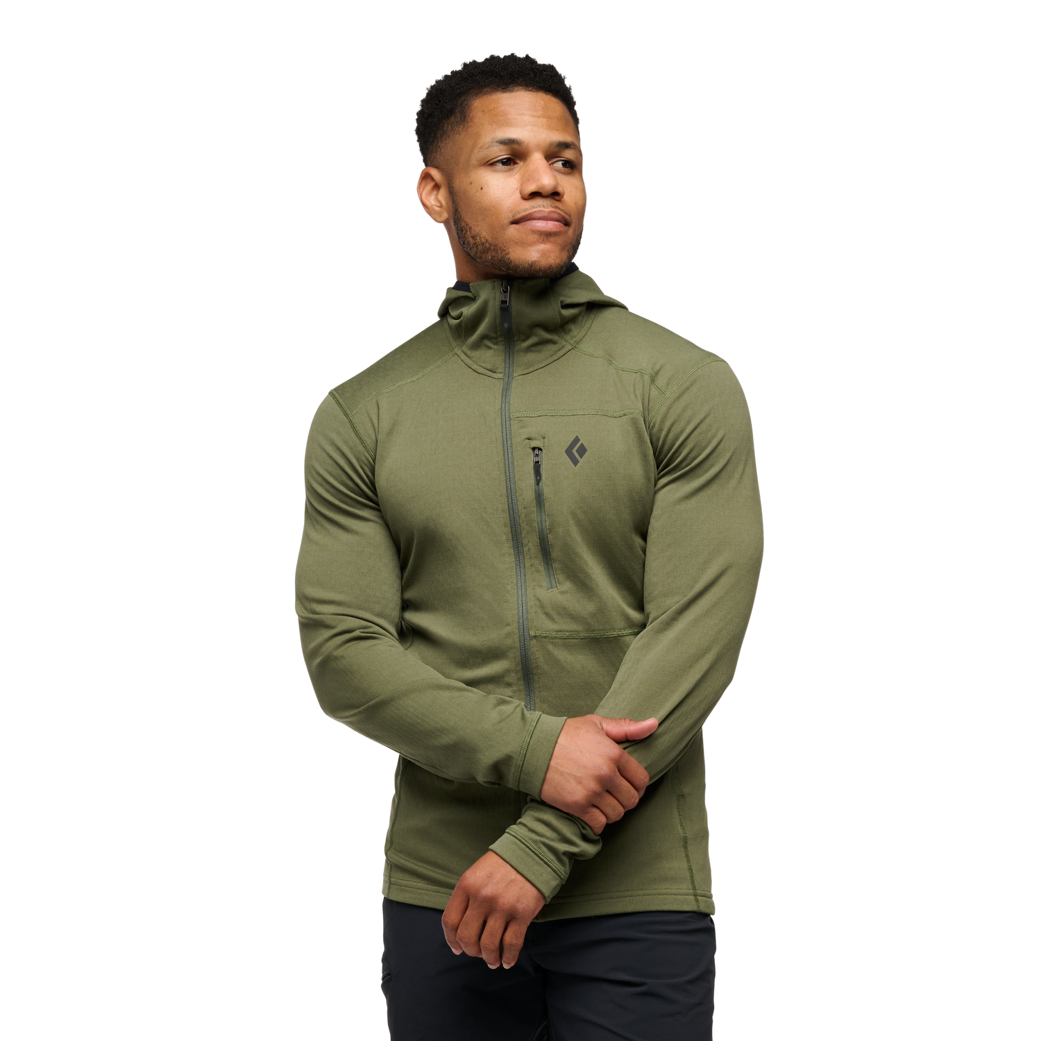 Black Diamond Coefficient Fleece Hoody (Men's) - Tundra