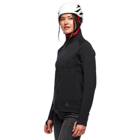 Black Diamond Coefficient Fleece Hoody (Women's) - Black