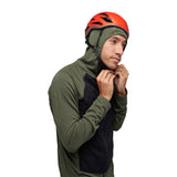 Black Diamond Coefficient LT Hybrid Hoody (Men's) - Tundra/Black - Green
