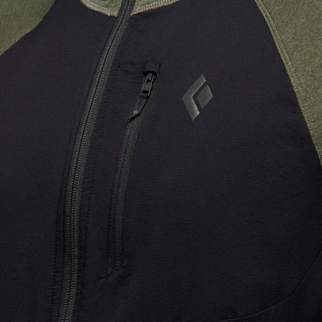 Black Diamond Coefficient LT Hybrid Hoody (Men's) - Tundra/Black - Green