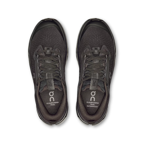 On Cloudsurfer Trail 2 Shoes (Women's) - Black/Black