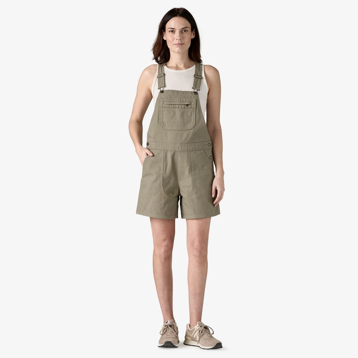 Patagonia Stand Up® Overalls - 5" (Women's) - River Rock Green - Olive Green - Military Green