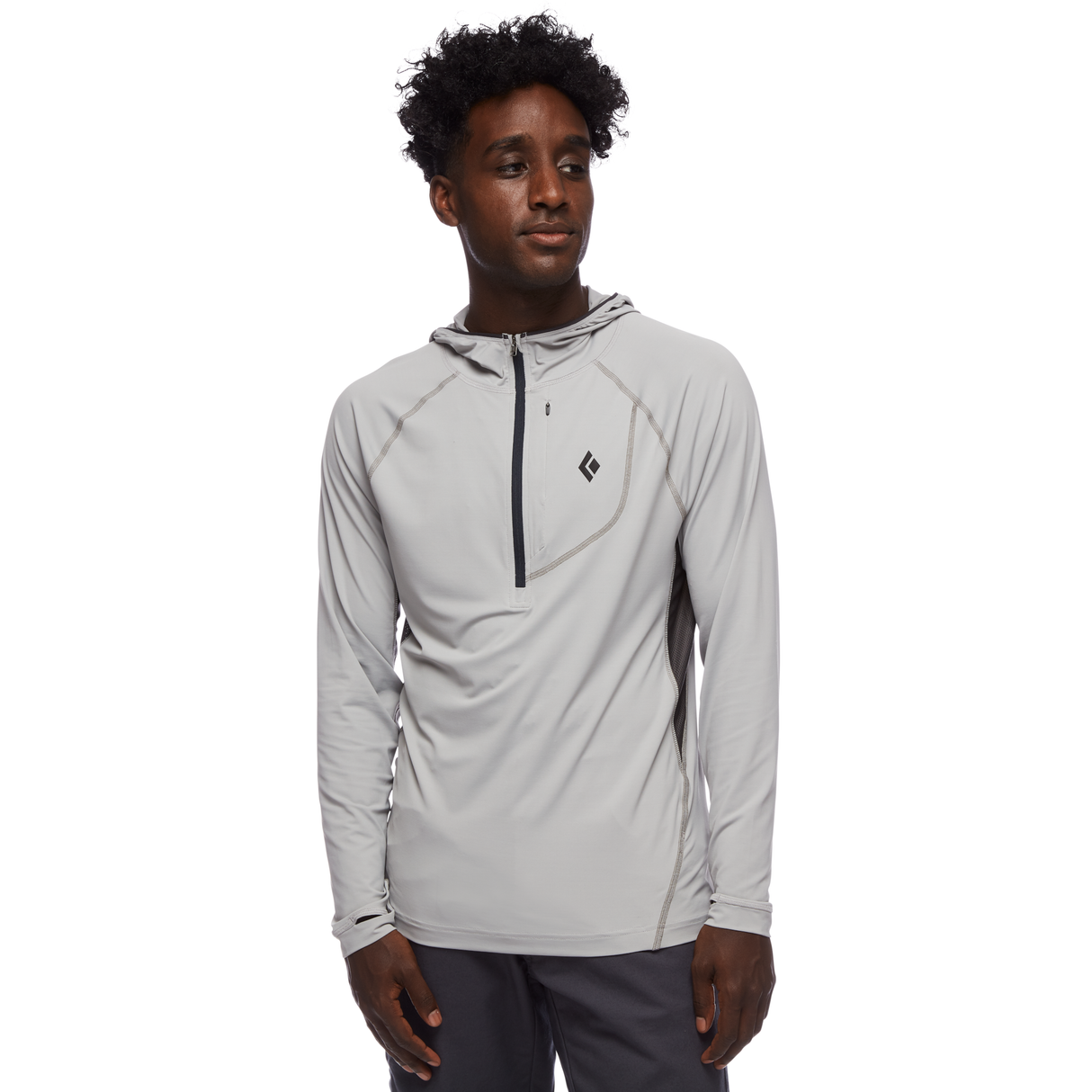 Black Diamond Alpenglow Pro Hoody (Men's) - Pewter