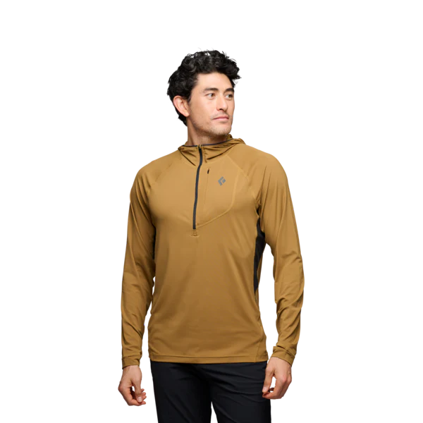 Black Diamond Alpenglow Pro Hoody (Men's) - Flax - Find Your Feet Australia Hobart Launceston Tasmania