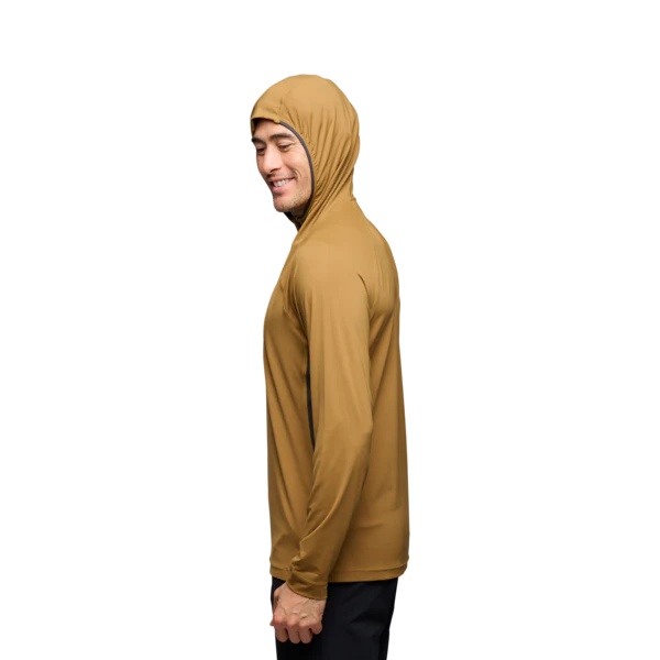 Black Diamond Alpenglow Pro Hoody (Men's) - Flax - Find Your Feet Australia Hobart Launceston Tasmania