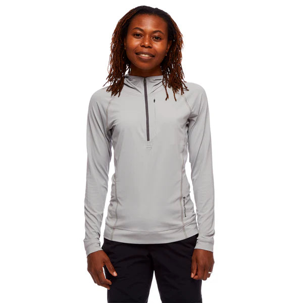Black Diamond Alpenglow Pro Hoody F24 (Women's) - Pewter - Find Your Feet Australia Hobart Launceston Tasmania