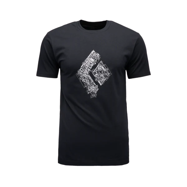 Black Diamond Engineered Diamond Short Sleeve Tee (Men's) - Black