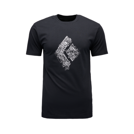 Black Diamond Engineered Diamond Short Sleeve Tee (Men's) - Black