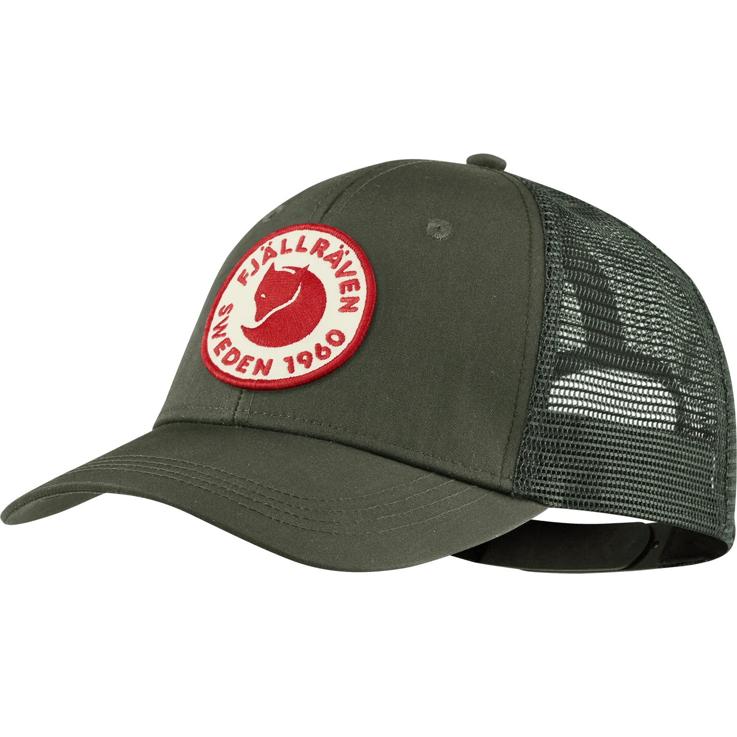 Fjällräven 1960 Logo Långtradarkeps - Fjallraven - Deep Forest - Olive Green - Military Green