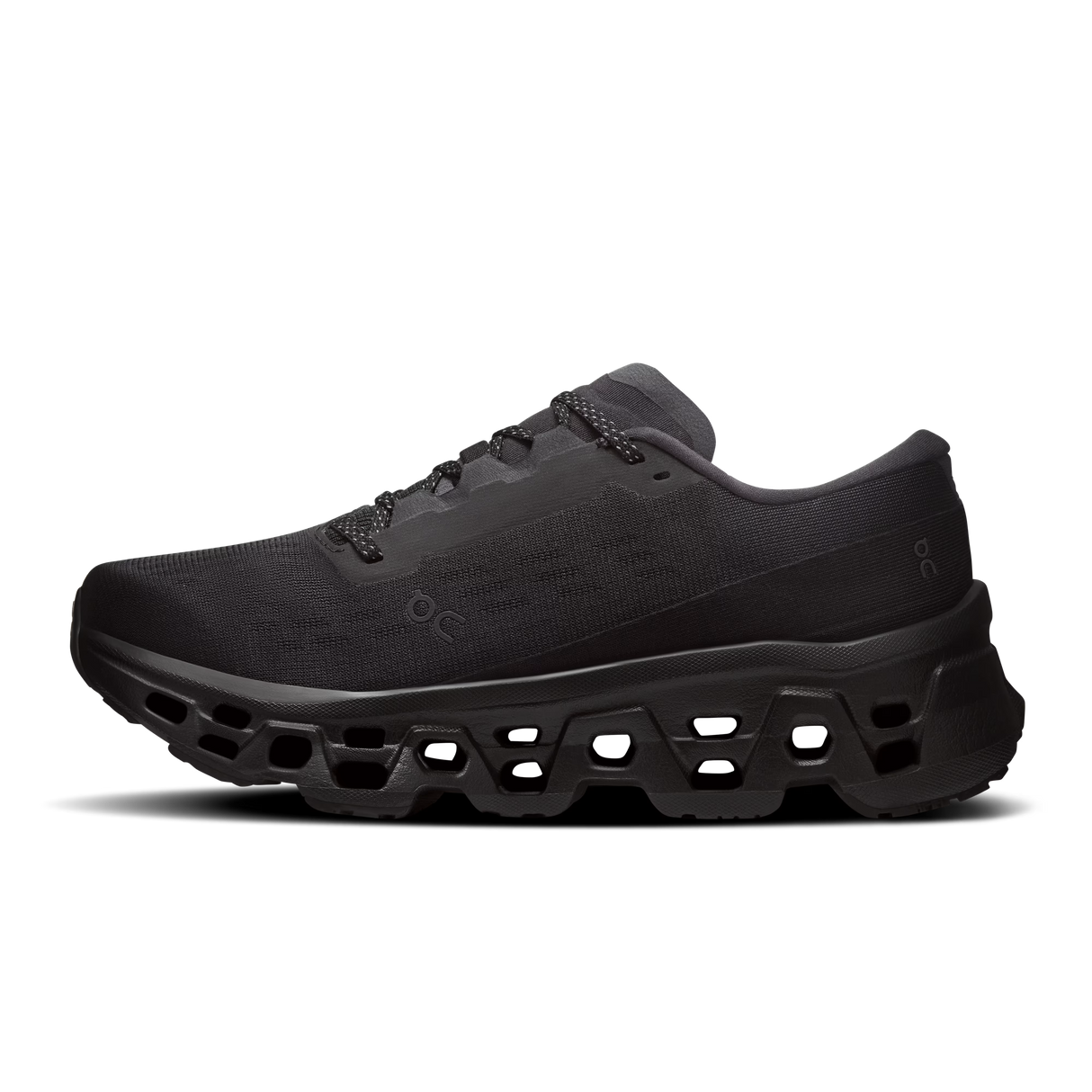 On Cloudmonster 3 Shoes (Women's) - Black/Black