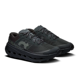 Black running shoes with visible brand logo on a white background - Black/Black