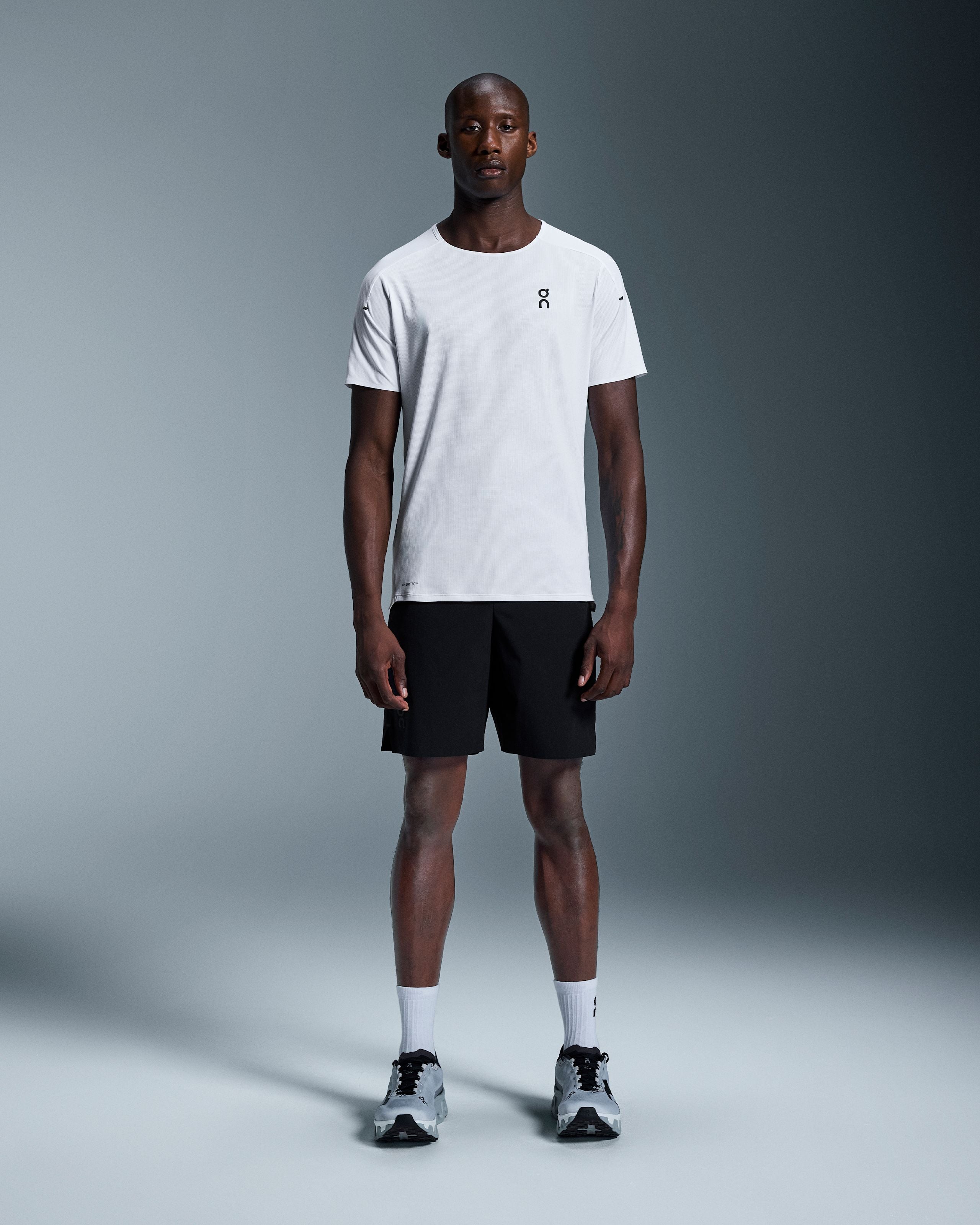 On Performance-T (Men's) - White/Silver - Find Your Feet Australia Hobart Launceston Tasmania