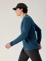 Arc'teryx Cormac Crew Neck Shirt Long Sleeve (Men's) - Nightscape Heather