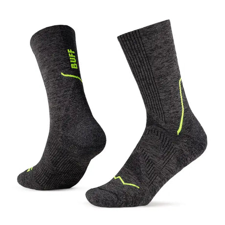 BUFF DryFlx Crew Socks (Unisex) - Black