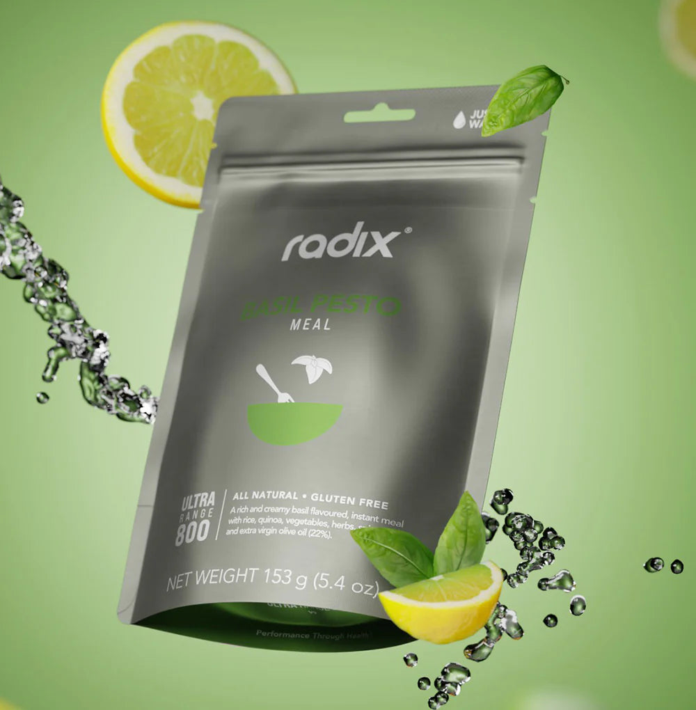 Radix Nutrition Main Meals v9 Plant Based - Ultra Range 800 - Basil Pesto - Find Your Feet Australia Hobart Launceston Tasmania