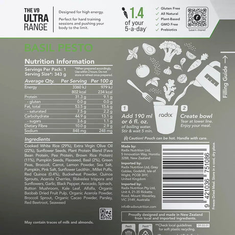 Radix Nutrition Plant Based Meals Radix Nutrition