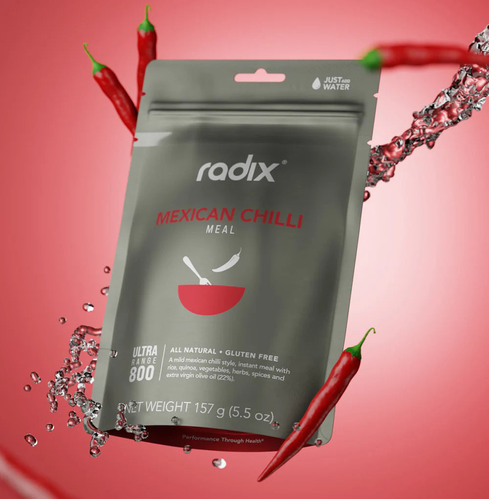 Radix Nutrition Main Meals v9 Plant Based - Ultra Range 800 - Mexican Chilli - Find Your Feet Australia Hobart Launceston Tasmania