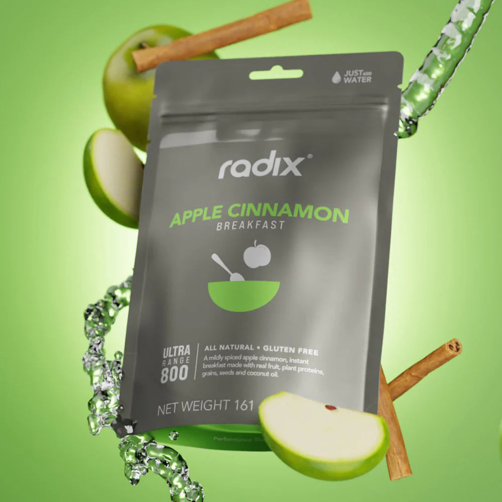 Radix Nutrition Breakfasts v9 Plant Based - 800kcal - Apple Cinnamon - Find Your Feet Australia Hobart Launceston Tasmania