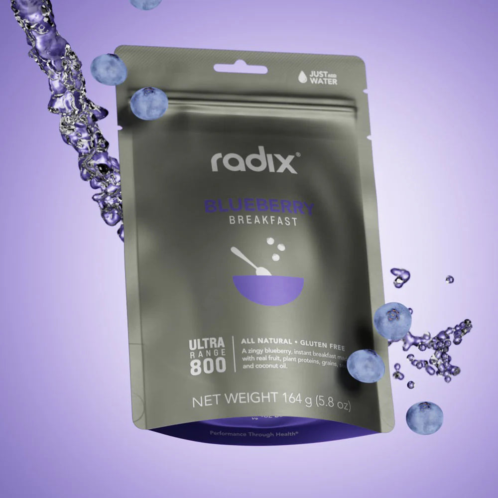 Radix Nutrition Breakfasts v9 Plant Based - 800kcal - Blueberry - Find Your Feet Australia Hobart Launceston Tasmania