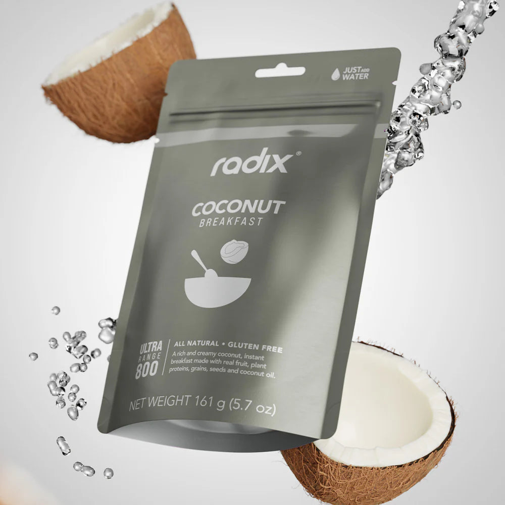 Radix Nutrition Breakfasts v9 Plant Based - 800kcal - Coconut - Find Your Feet Australia Hobart Launceston Tasmania