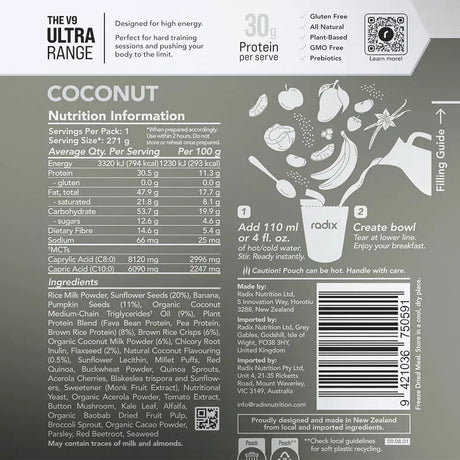 Radix Nutrition Plant Based Breakfasts Radix Nutrition