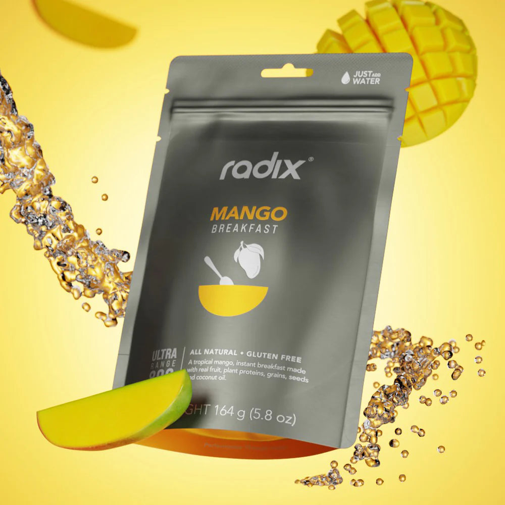 Radix Nutrition Breakfasts v9 Plant Based - 800kcal - Mango - Find Your Feet Australia Hobart Launceston Tasmania