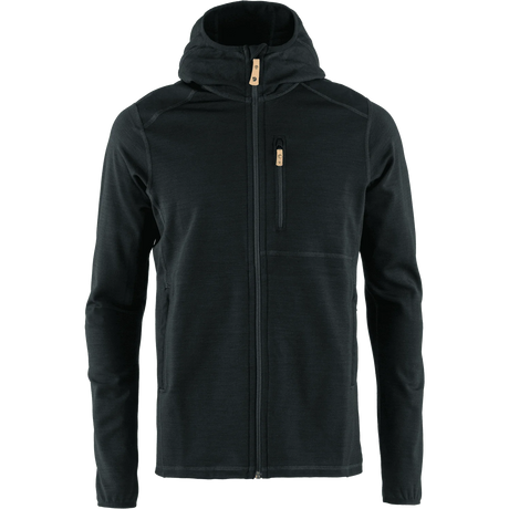 Fjällräven Keb Fleece Hoodie (Men's) - Black - Find Your Feet Australia Hobart Launceston Tasmania