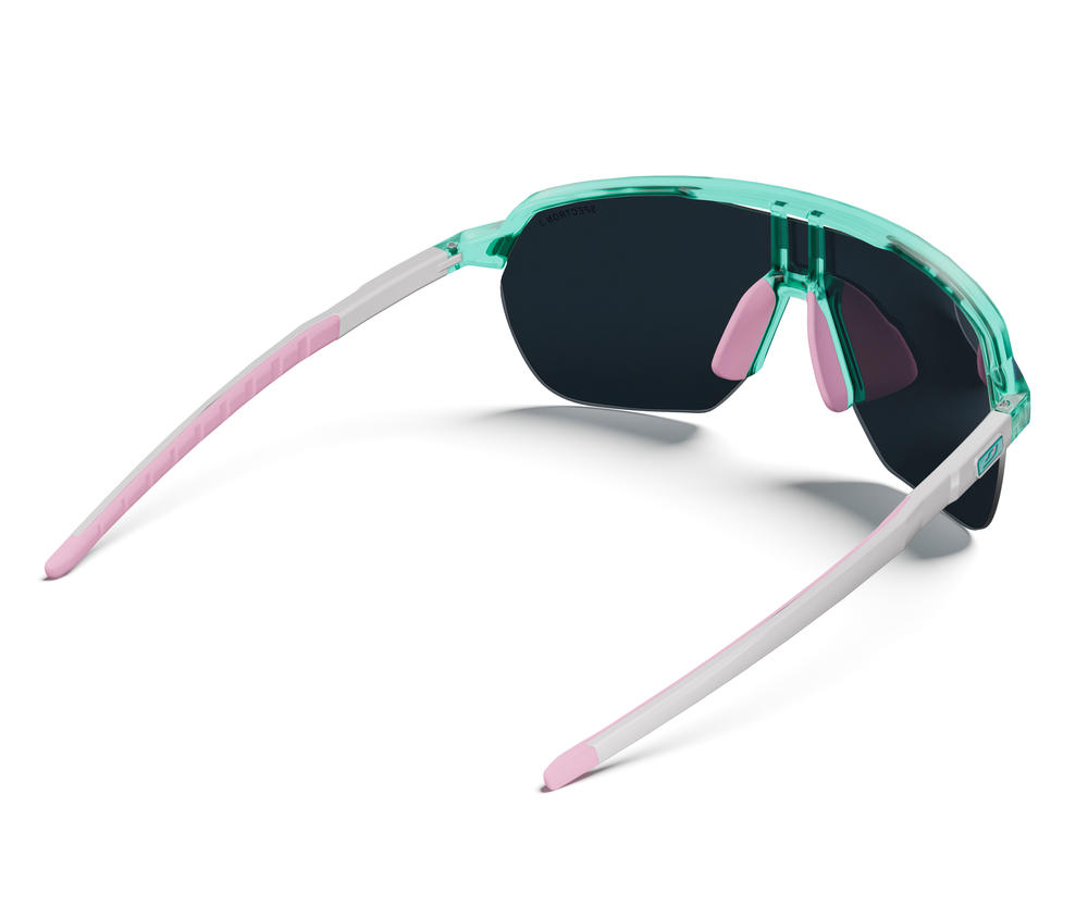 Julbo Frequency Sunglasses - Shiny Translucent Light Green/Pink / Spectron 3 Colour Flash