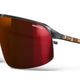 Julbo Density Sunglasses - Translucent Matt Black/Copper / Reactiv High Contrast 0-3