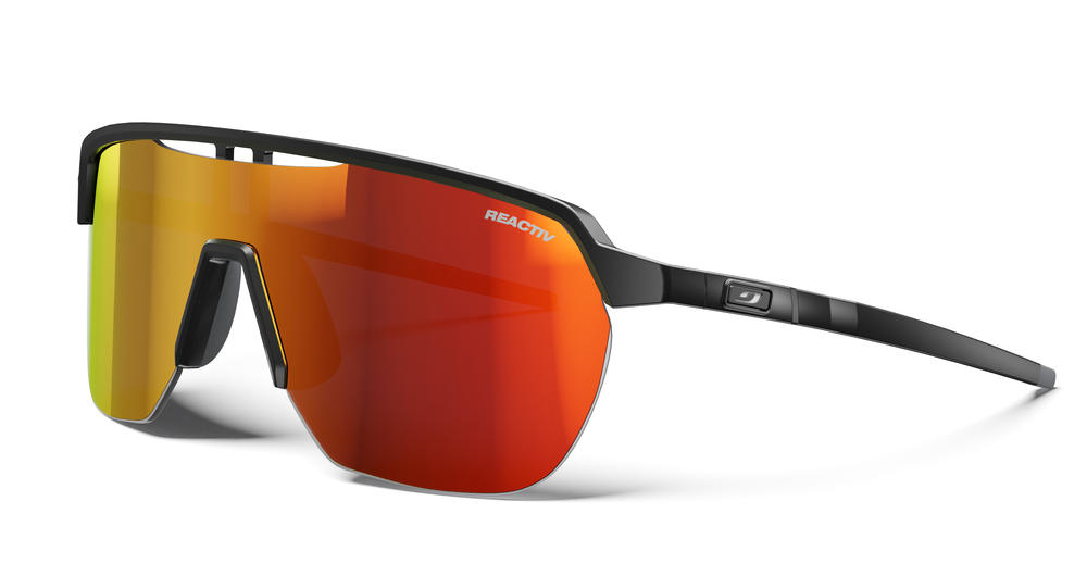 Julbo Frequency Sunglasses - Black/Gray / Reactiv 1-3 Light Amplifier