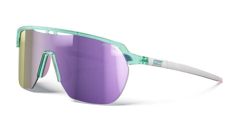 Julbo Frequency Sunglasses - Shiny Translucent Light Green/Pink / Spectron 3 Colour Flash
