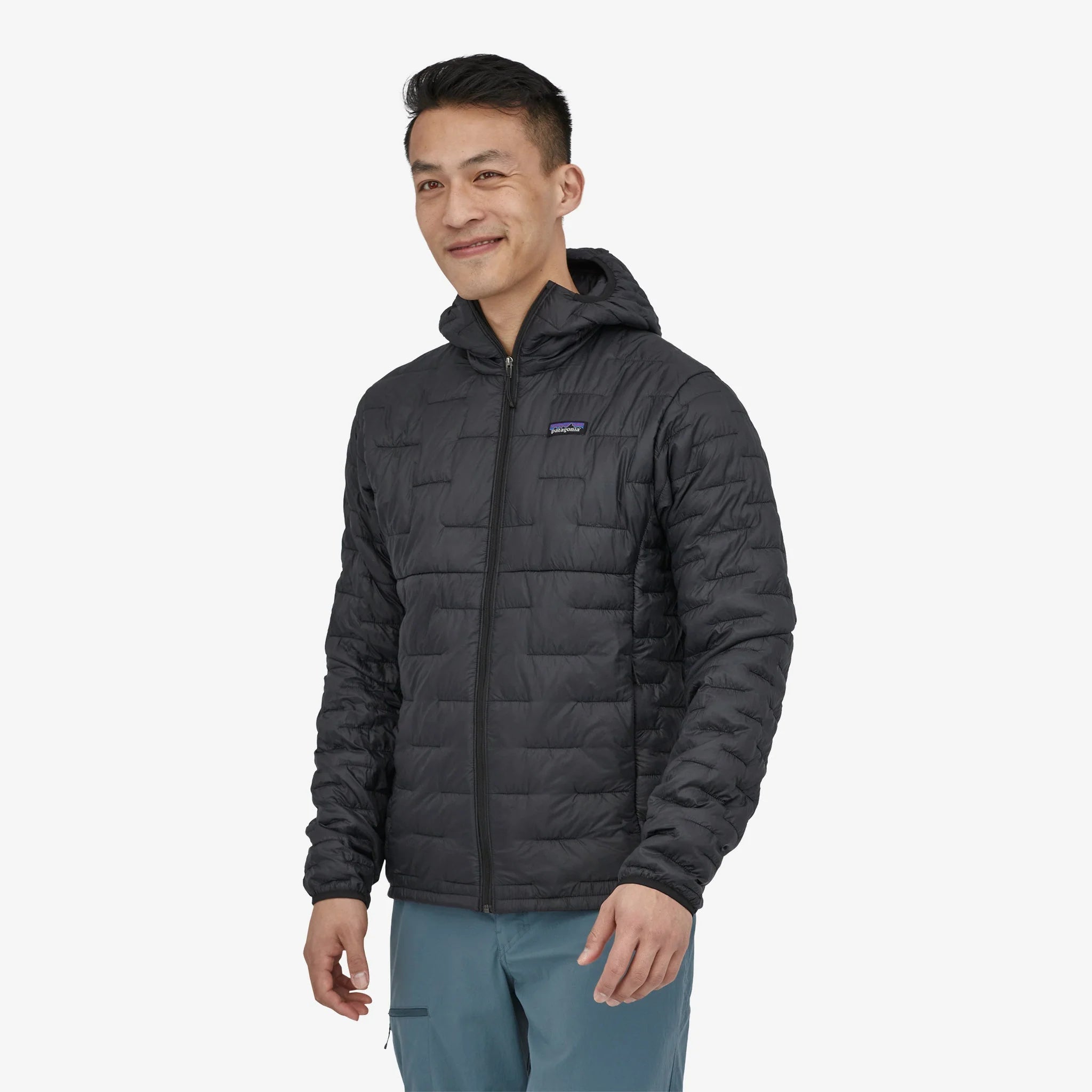 Patagonia Micro Puff Hoody - Black - Find Your Feet Australia Hobart Launceston Tasmania 