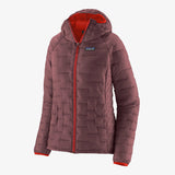 Patagonia Micro Puff Hoody (Women's) - Dark Ruby - Red