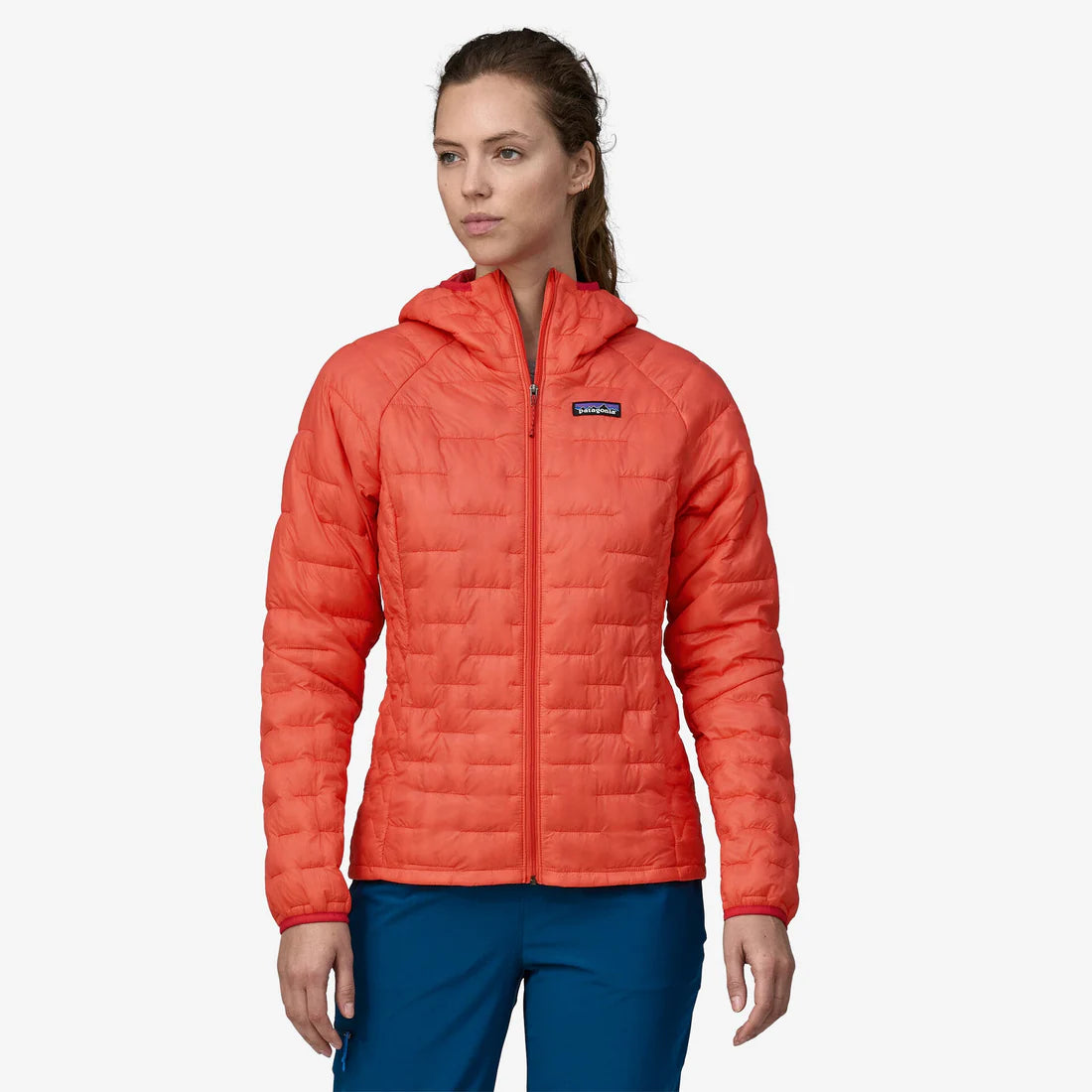 Patagonia Micro Puff Hoody (Women's) - Pimento Red - Find Your Feet Australia Hobart Launceston Tasmania