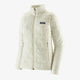 White quilted jacket with Patagonia logo on a white background - Patagonia Nano Puff Jacket (Women's) - Birch White