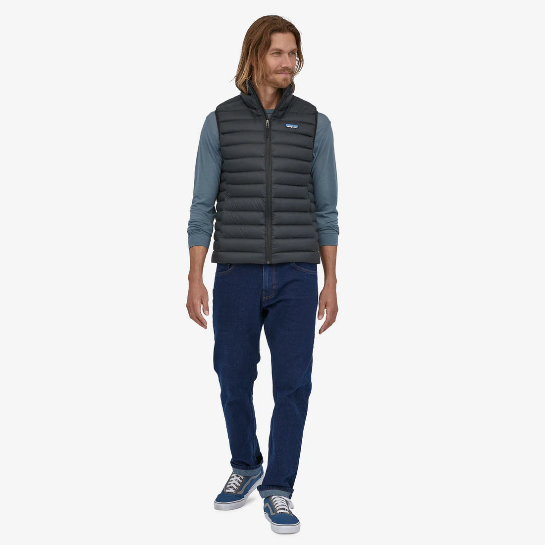 Patagonia Down Sweater Vest (Men's) - Black - Find Your Feet Australia Hobart Launceston Tasmania