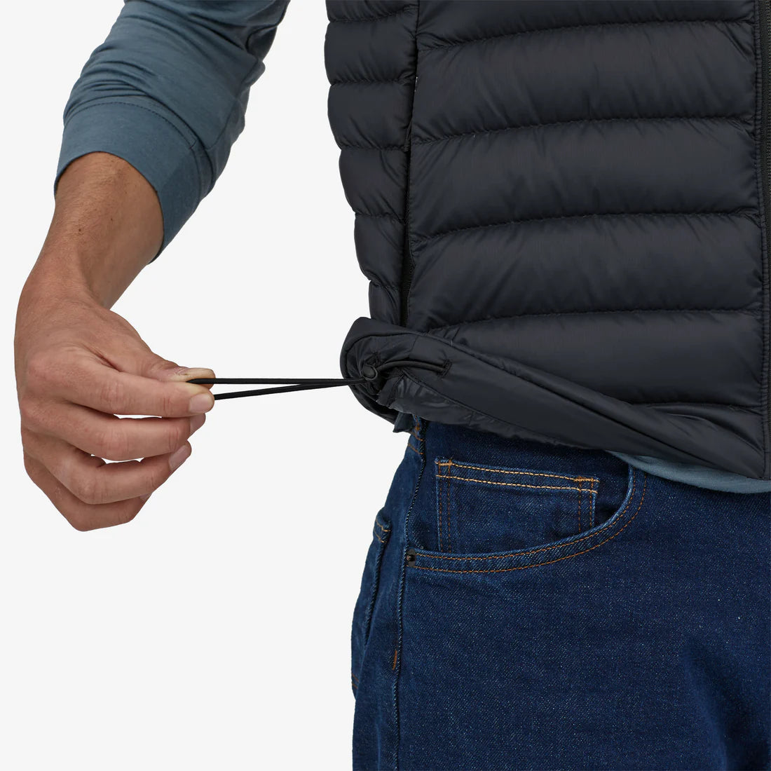 Patagonia Down Sweater Vest (Men's) - Black - Find Your Feet Australia Hobart Launceston Tasmania