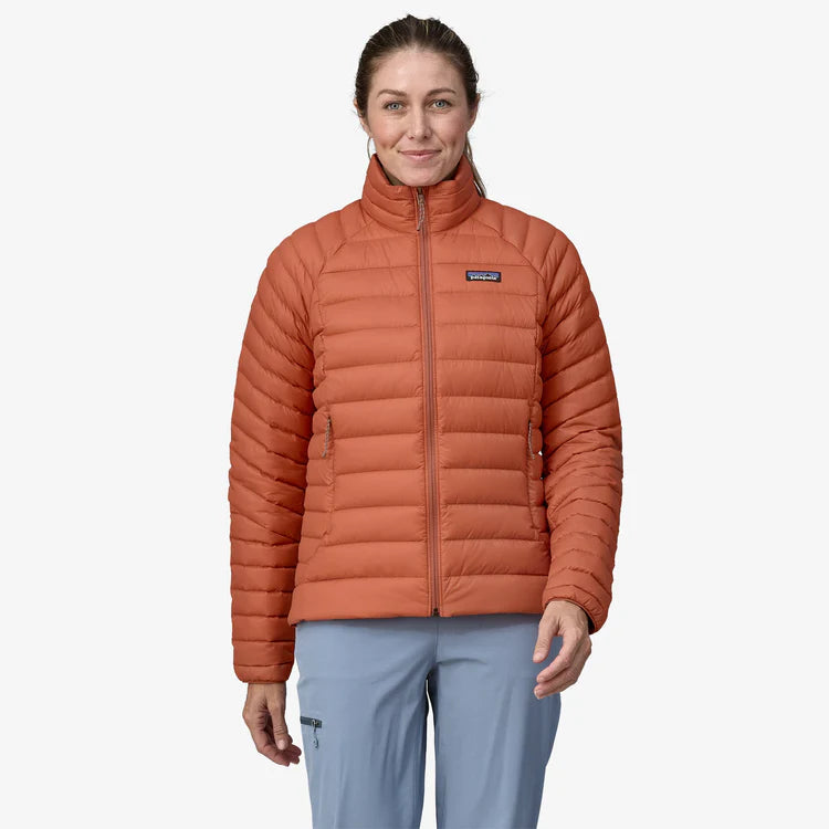 Patagonia Down Sweater Jacket (Women's) - Find Your Feet Australia Hobart Launceston Tasmania - Sienna Clay