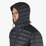 Patagonia Down Sweater Hoody (Men's) - Black - Find Your Feet Australia Hobart Launceston Tasmania