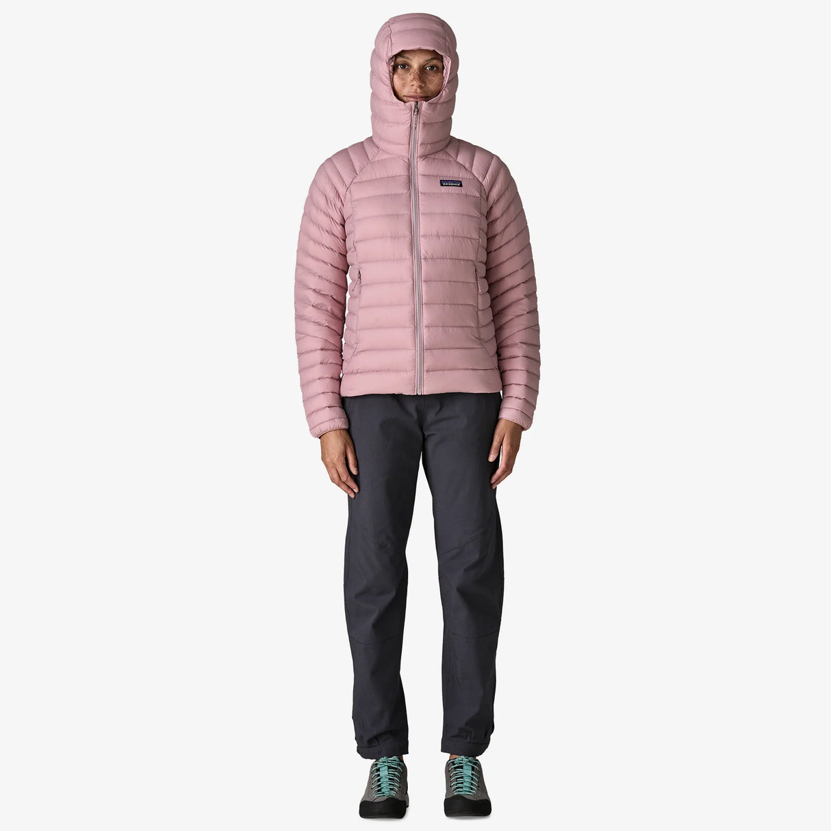 Patagonia Down Sweater Hoody (Women's) - Quiet Violet