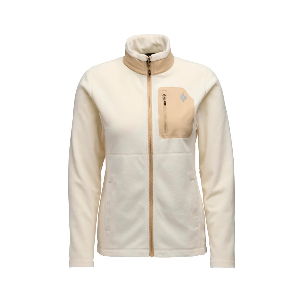 Black Diamond Rift Full-Zip Fleece Jacket (Women's) - Chalk/Khaki