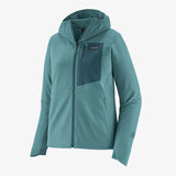 Patagonia R1® CrossStrata Hoody (Women's) - Wetland Blue - Find Your Feet Australia Hobart Launceston Tasmania
