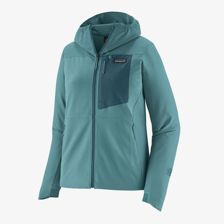 Patagonia R1® CrossStrata Hoody (Women's) - Wetland Blue - Find Your Feet Australia Hobart Launceston Tasmania